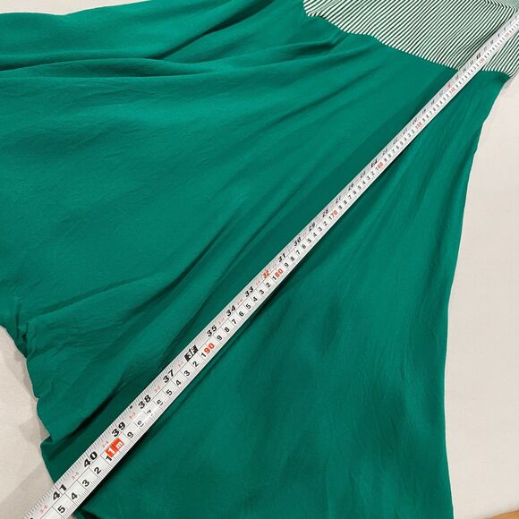 ~ Sm Anthropologie Maeve Dress Asymmetrical Cameron Green Striped Tank Boho - Picture 5 of 16